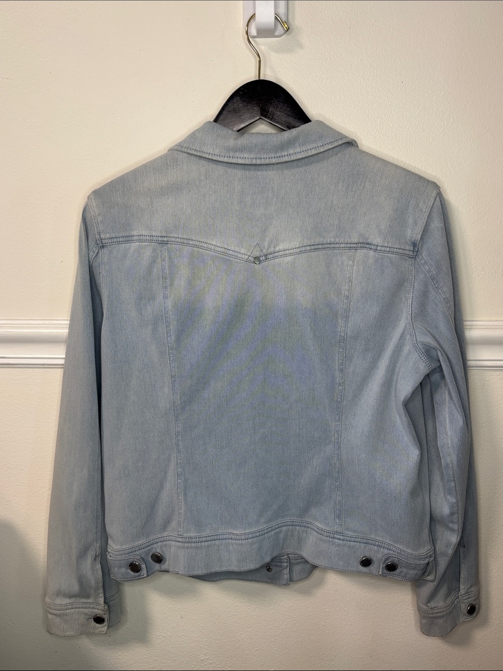 Liverpool Pale Blue Denim Jean Jacket Size Large - Picture 5 of 10